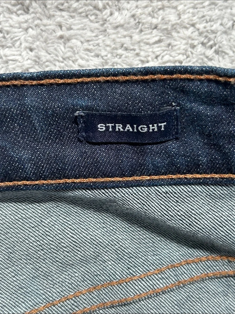 J. Crew Men's Dark Indigo Slim Straight Jeans